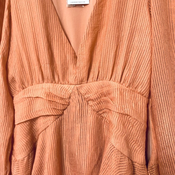 NWT MINPINK Thalia Mini Dress in Terracotta Size Small - Picture 5 of 7